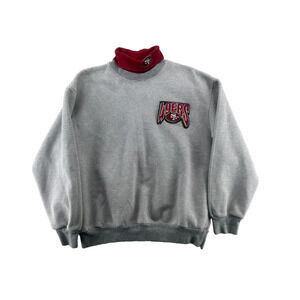Vintage San Francisco 49ers Textured Crewneck Sweatshirt Majestic Made USA Large